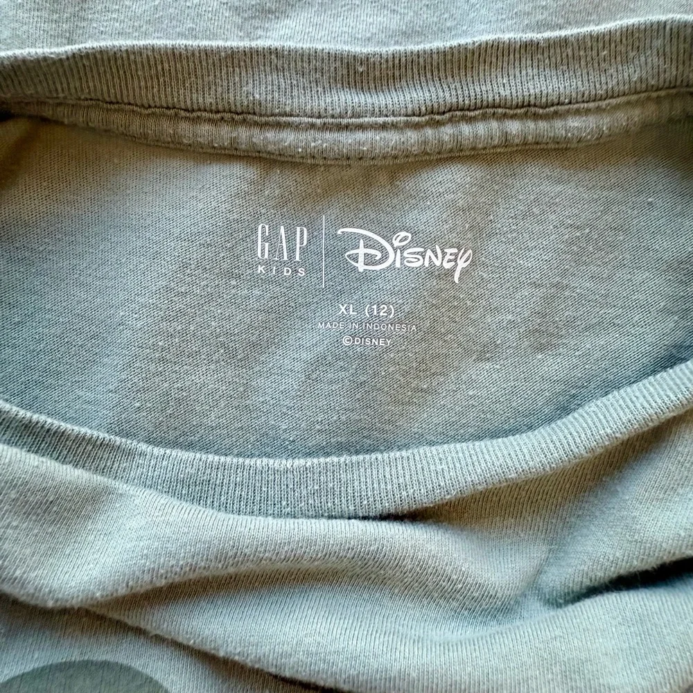 GAP DISNEY Mickey Mouse vintage style army green t-shirt size XL (12)
